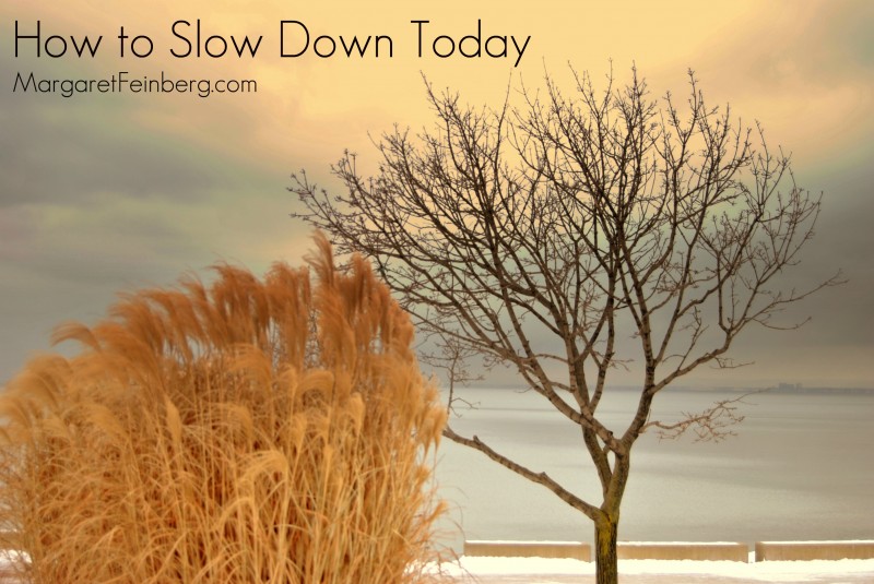 How to Slow Down Today