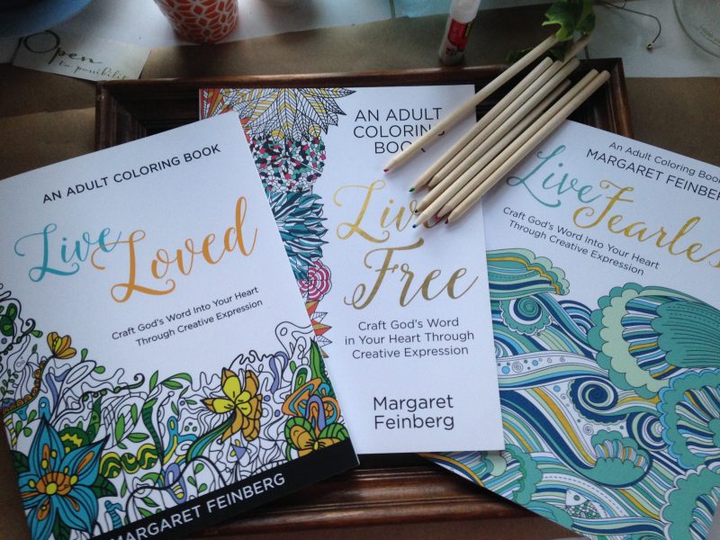 Live Loved, Live Free, Live Fearless: Adult Christian Coloring Book Combo Pack with Colored Pencils!!
