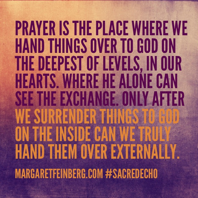 How to Surrender Control